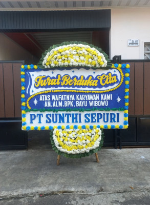 Papan Bunga Duka di Muliama
